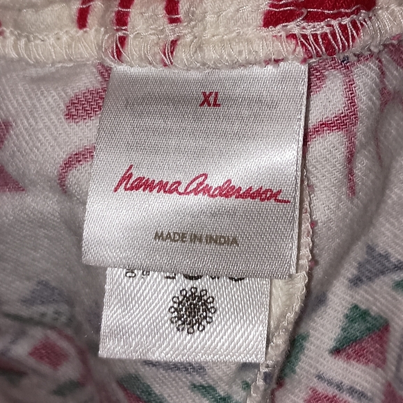 Hanna Andersson Dear Deer Unisex Christmas Pajamas PJ Set Red Green Reindeer - Picture 13 of 15